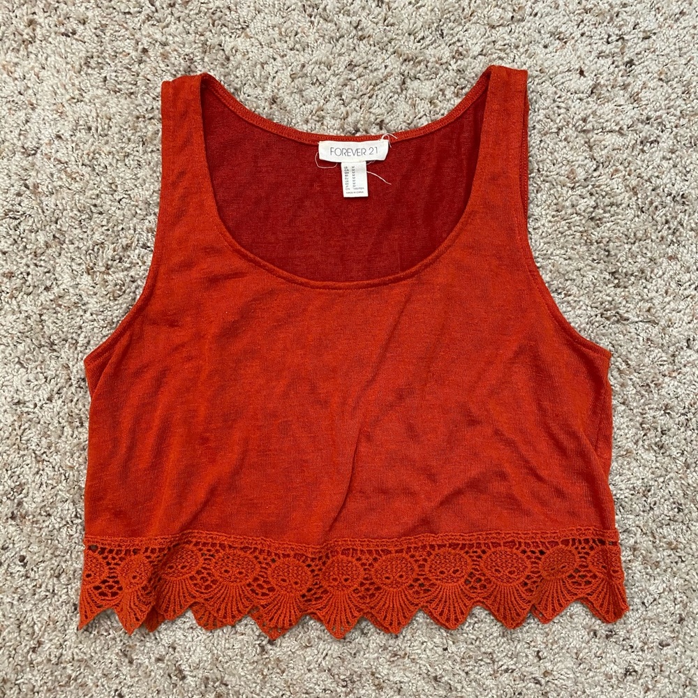 Forever 21 cropped tank top